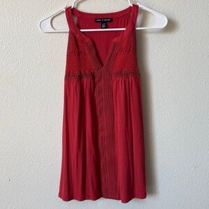 Cable & Gauge Vibrant Red Top